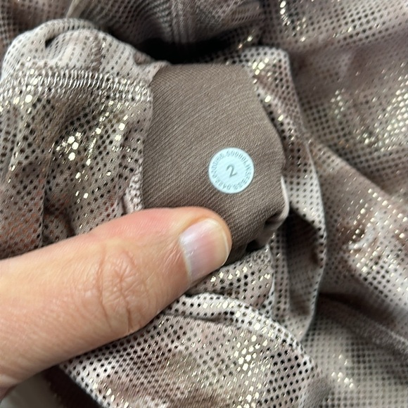 Lululemon Align High-Rise Pant 25" *Shine Diamond Dye Misty Shell Cacao Diffuse - Picture 5 of 6